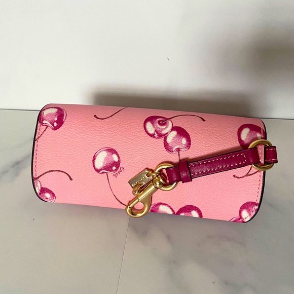 Coach Sunglass Case With Cherry Print # CR912 - Picture 2 of 8